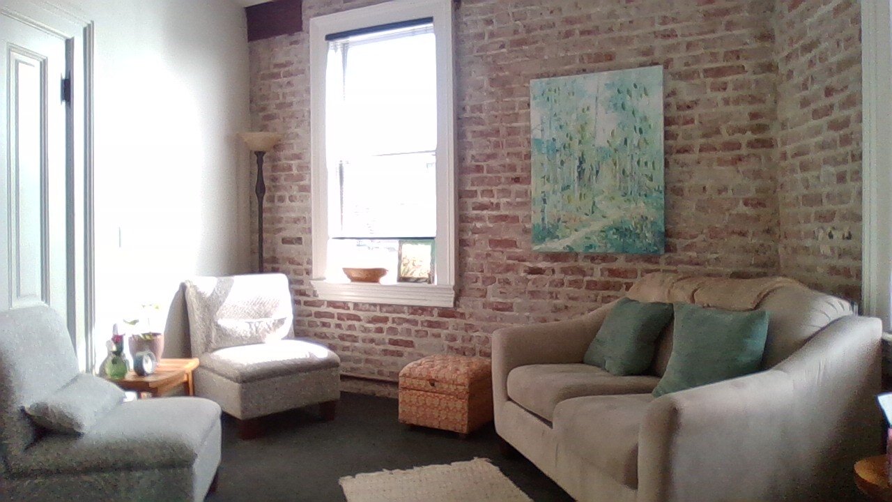 Therapy With Alanna counseling office in Pleasanton, CA — warm, comfortable space for couples and individual therapy sessions