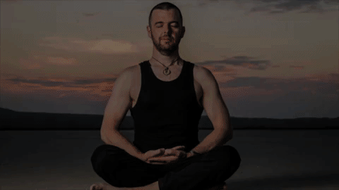 Branding Video Excerpt Jason Campbell in back tank top and pants performing various yoga and martial arts poses