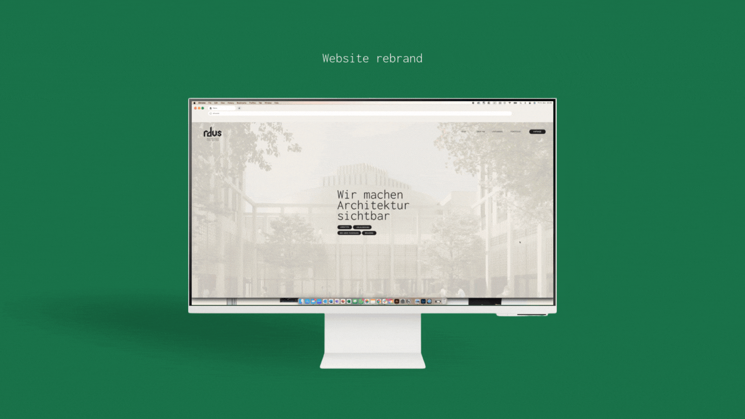 GIF of the r.d.v.s. website