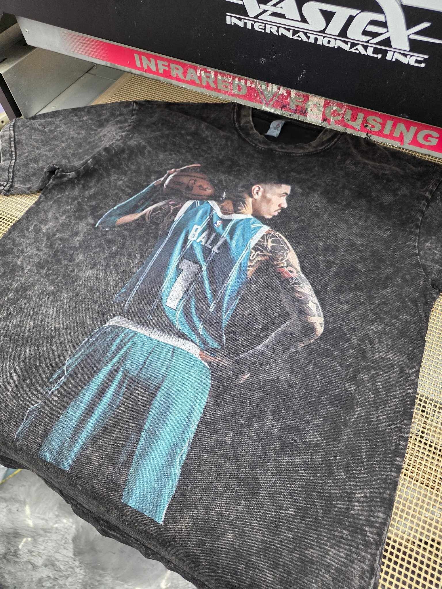 DTG direct to garment printed shirt Hat Stitch Katy TX