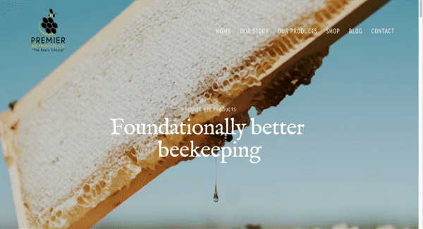 Premier-Bee-Products-Website
