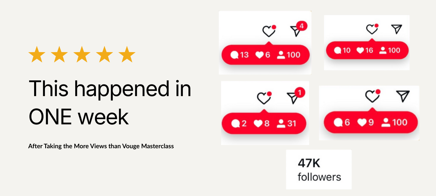 more views than vouge masterclass - testimonial 6