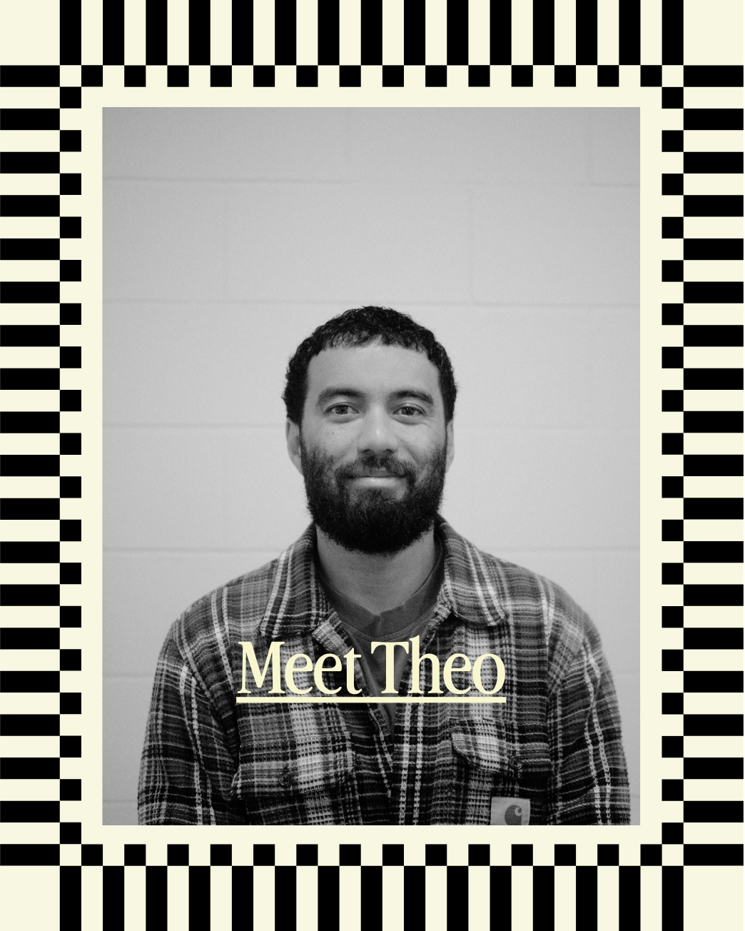 Meet Theo card front