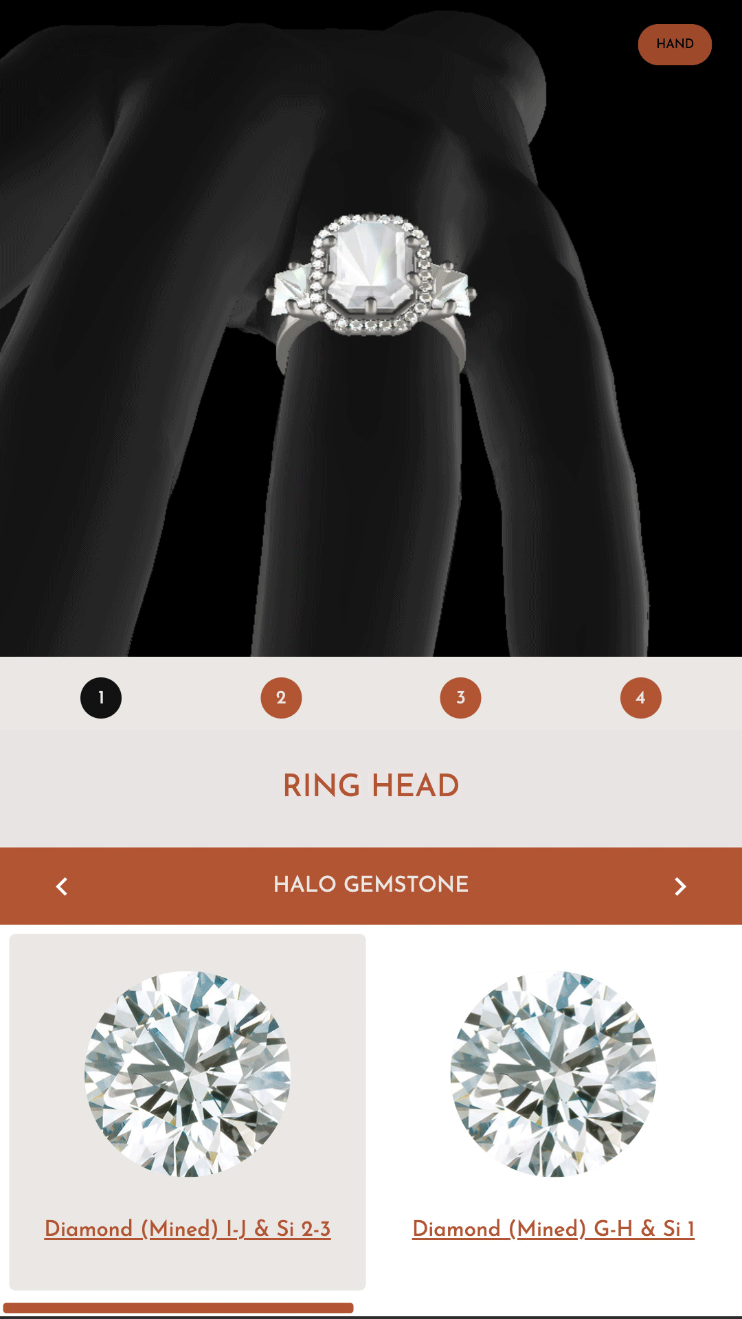 Halo Gemstone Ring Diamond 7