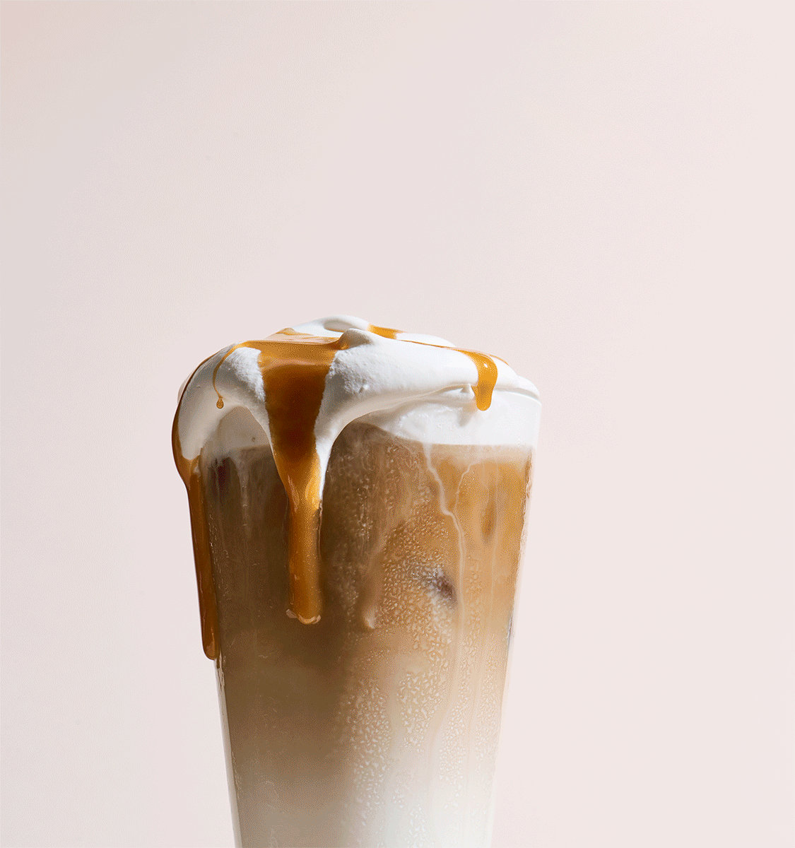 latte whipped cream stop motion GIF