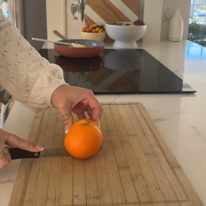 cutting orange square gif