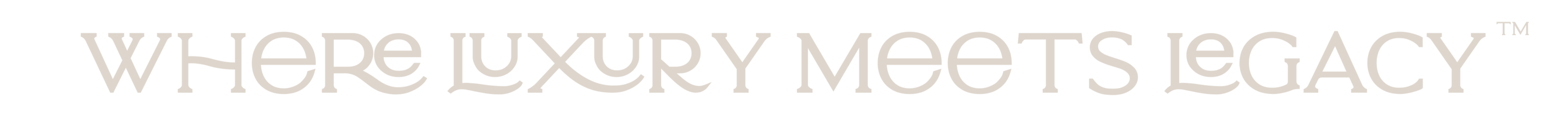 where luxury meets legacy