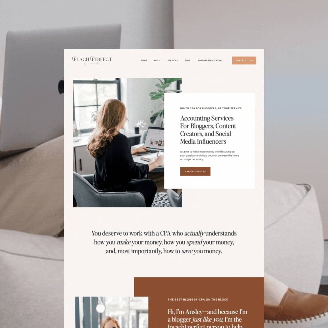 Peach Perfect Website Launch  & Case Study