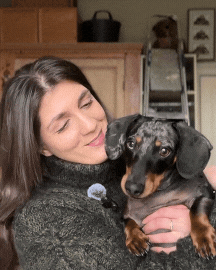 Gif of Sophie with George