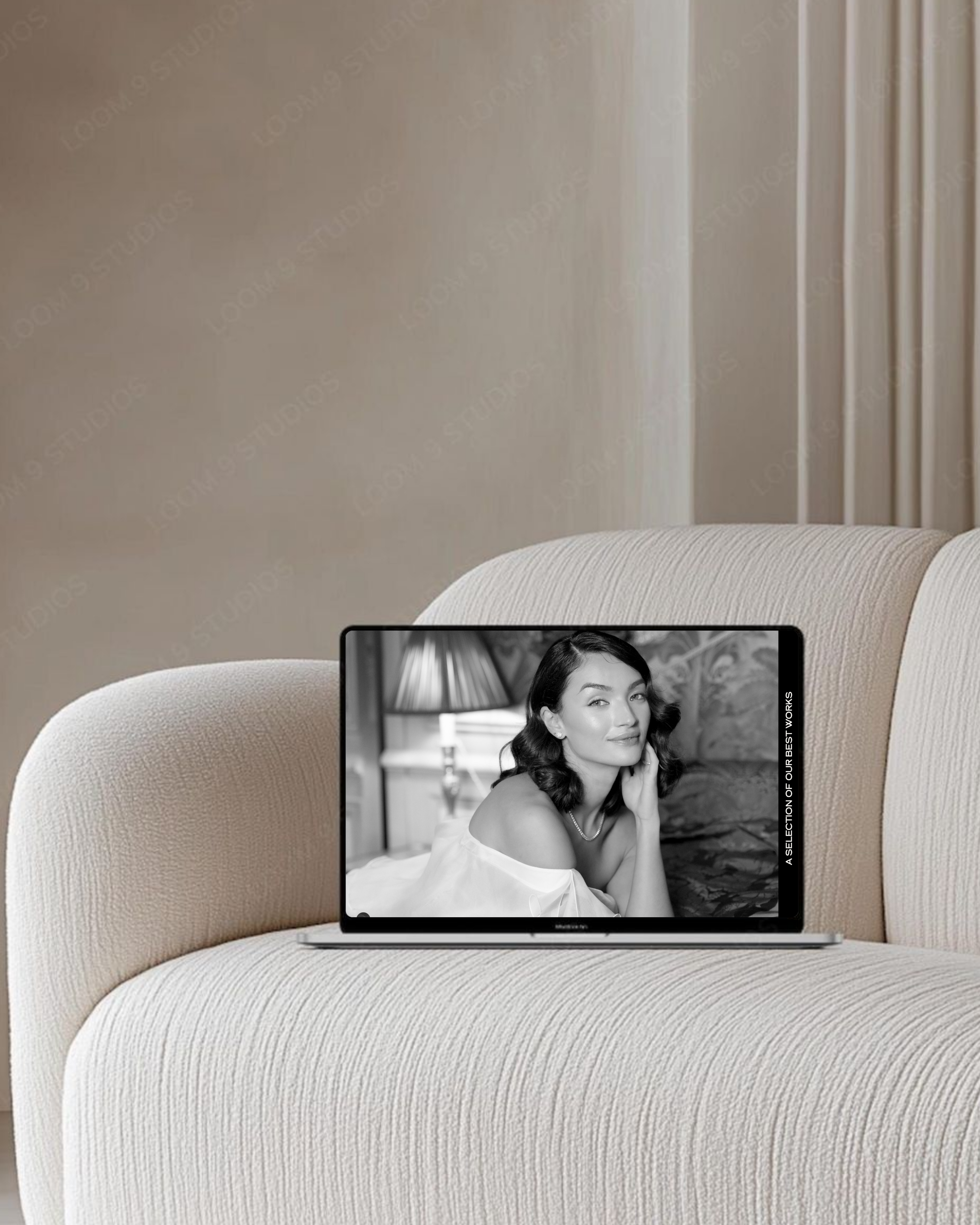 Minimal, art-inspired Showit web design for modern creatives