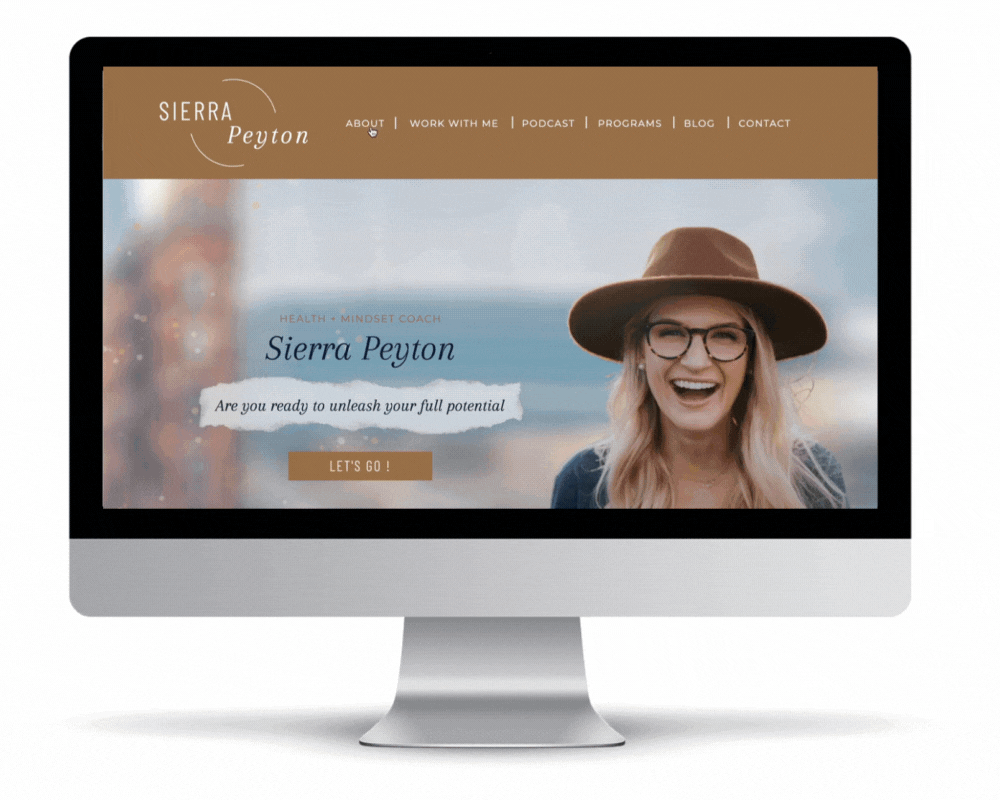 Sierra Peyton - Showit website template - by Creatify Design