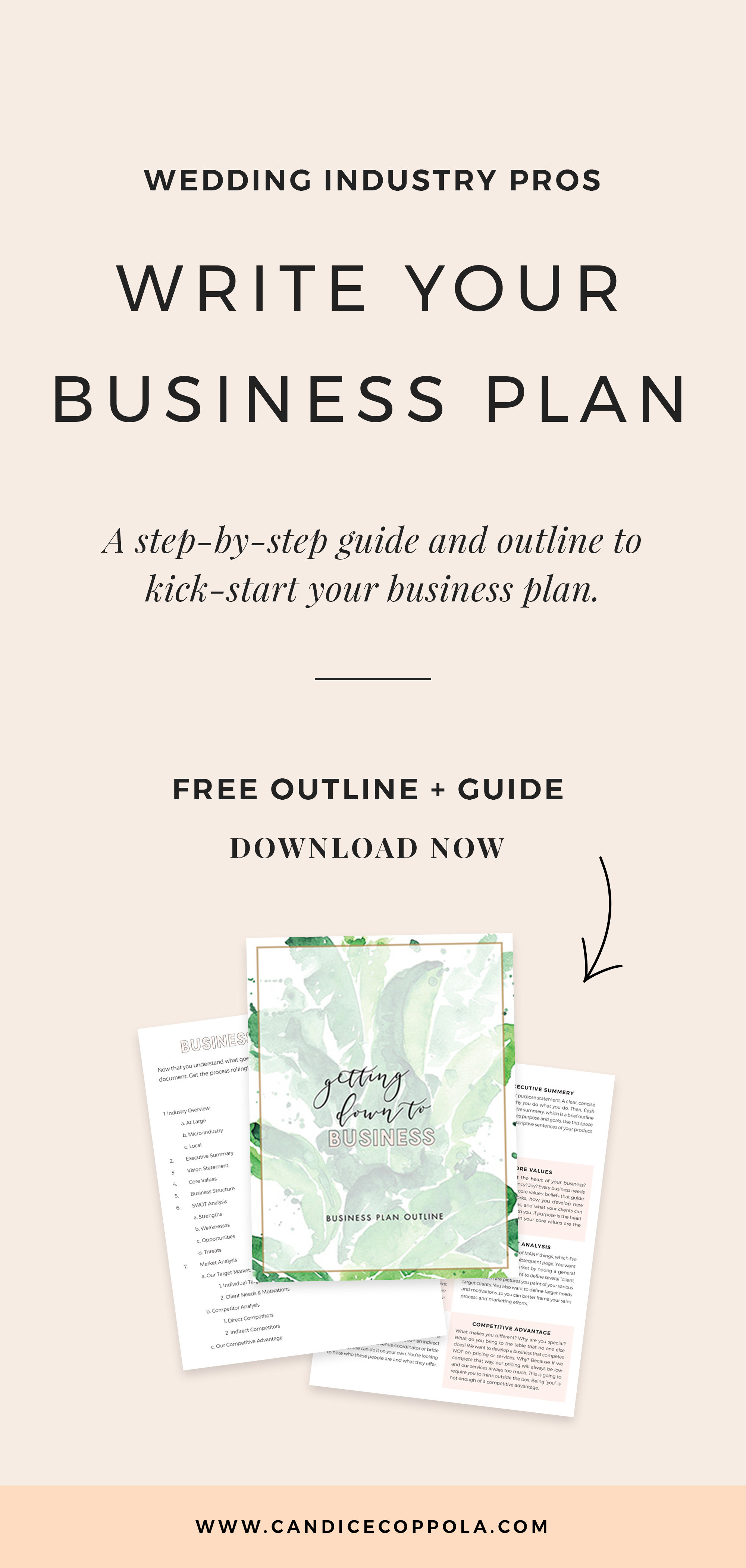 Free Wedding Planner Business Plan Template