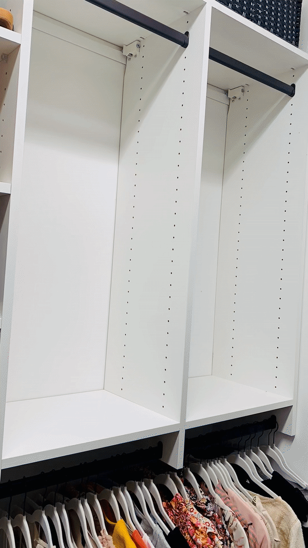 Clear Stackable Bins for Closet Organizing
