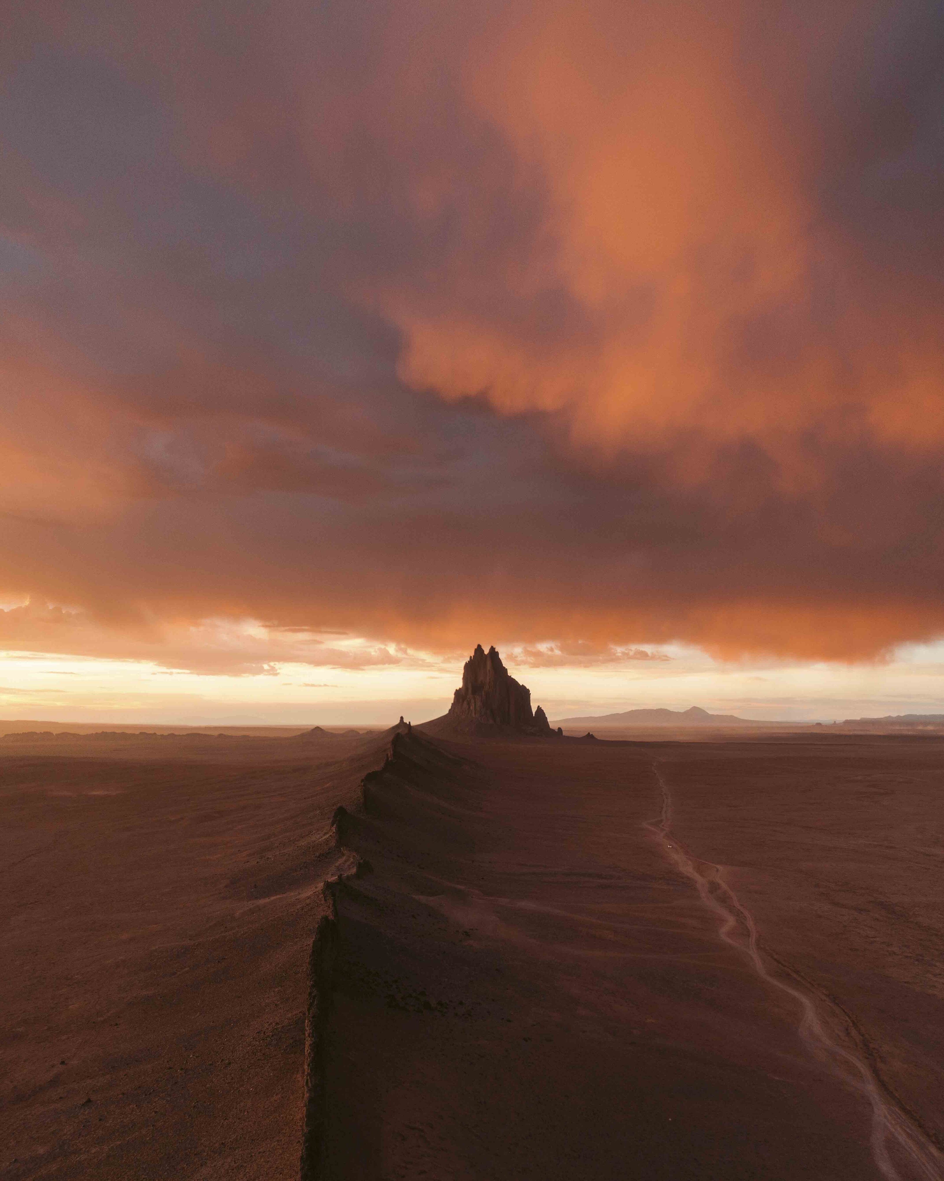 Before the Storm — Shiprock, New Mexico