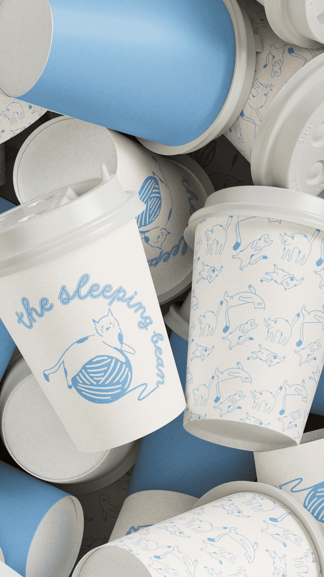 This is a GIF of brand design work that Mariah has completed in the past. 