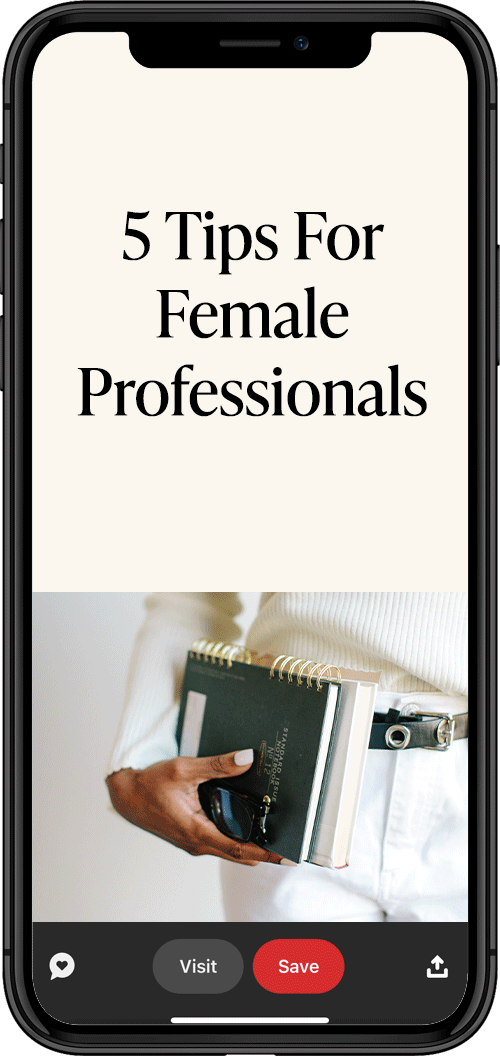 iphone giving which title is better for a pin for female professionals