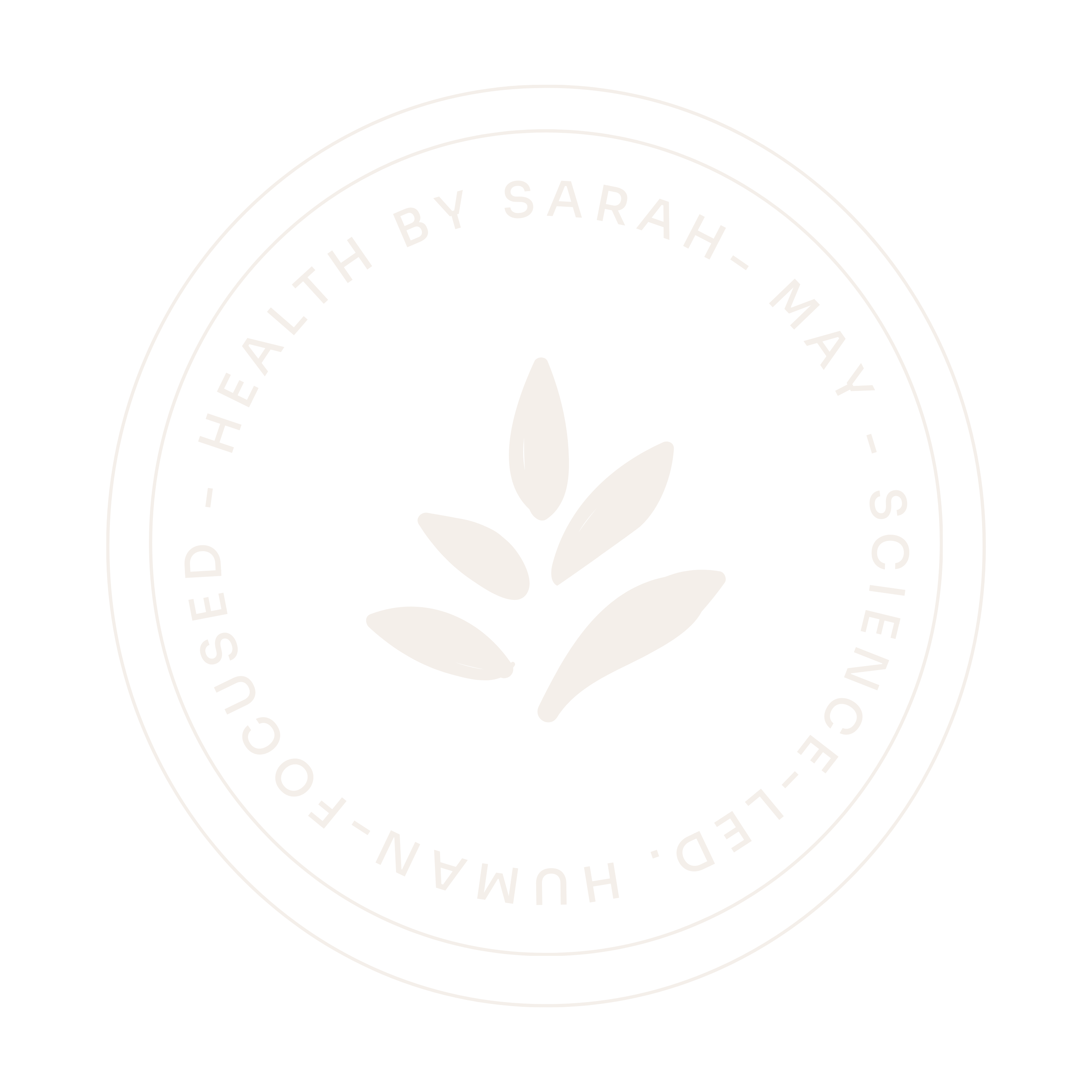 Health by Sarah-May Rotating Logo