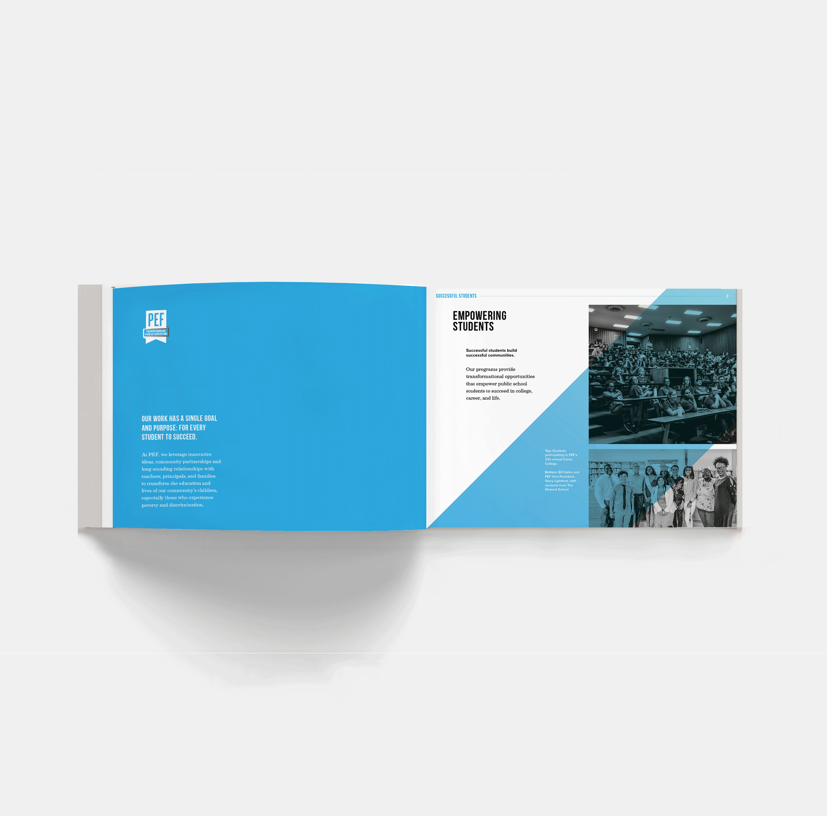 Annual Report Print Layout Design