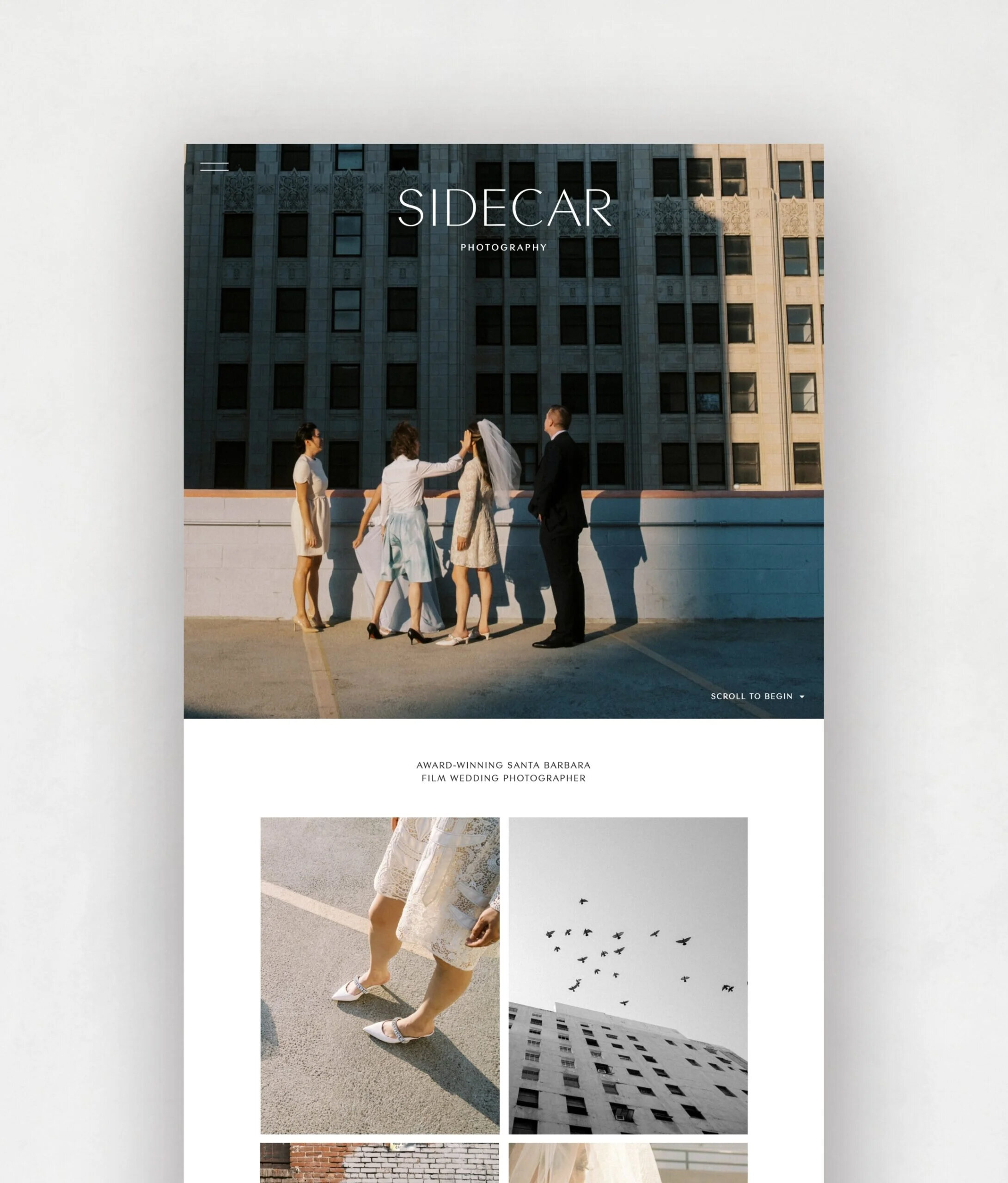 Sidecar by Tonic Site Shop Showit website templates