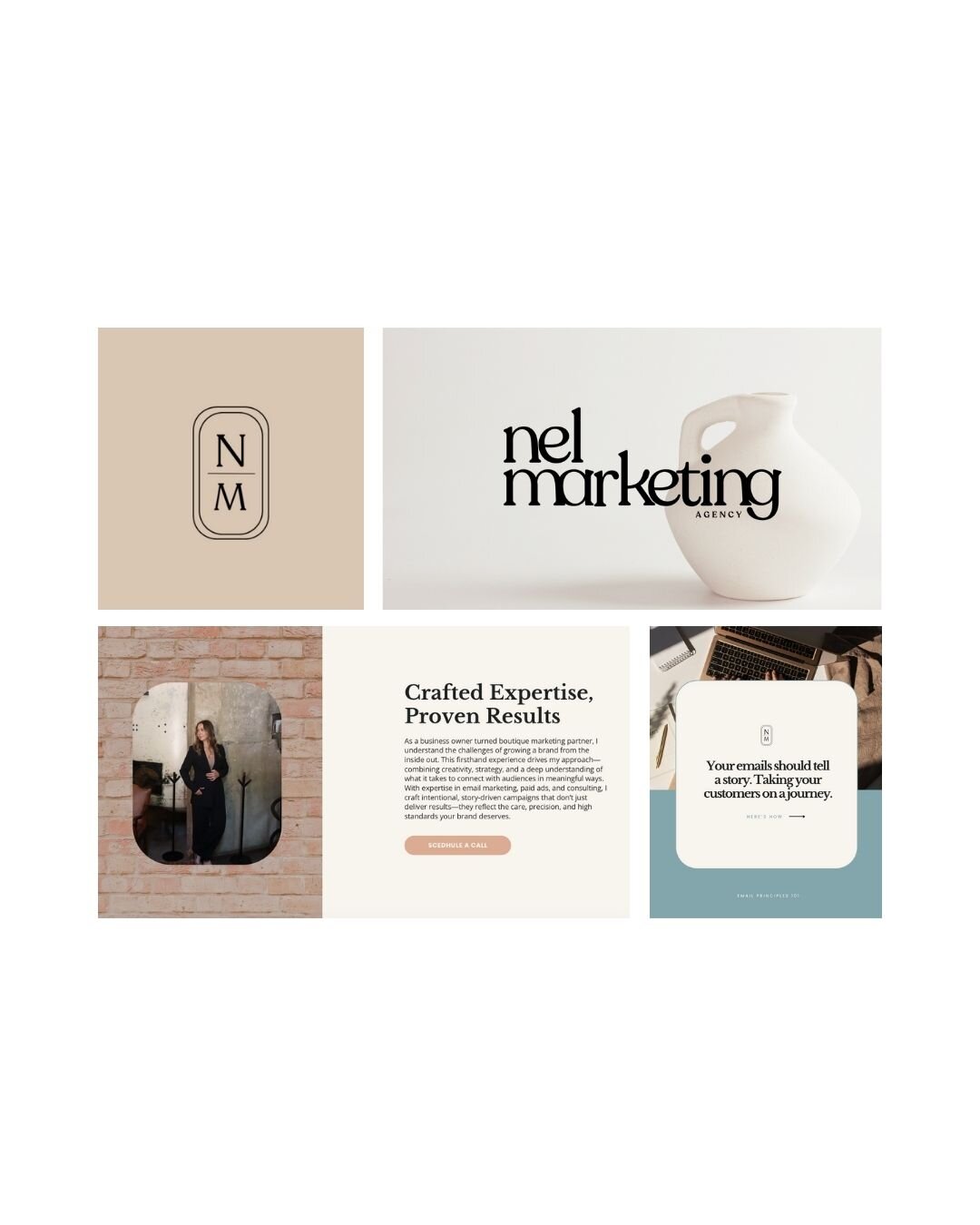 Brand Ed student DIY logo and branding made by Lindsey Nel-Lopez