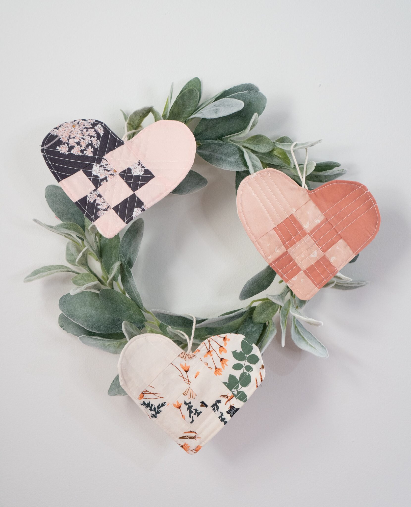 Scandinavian Quilted Hearts - Perfect for Valentine's Day
