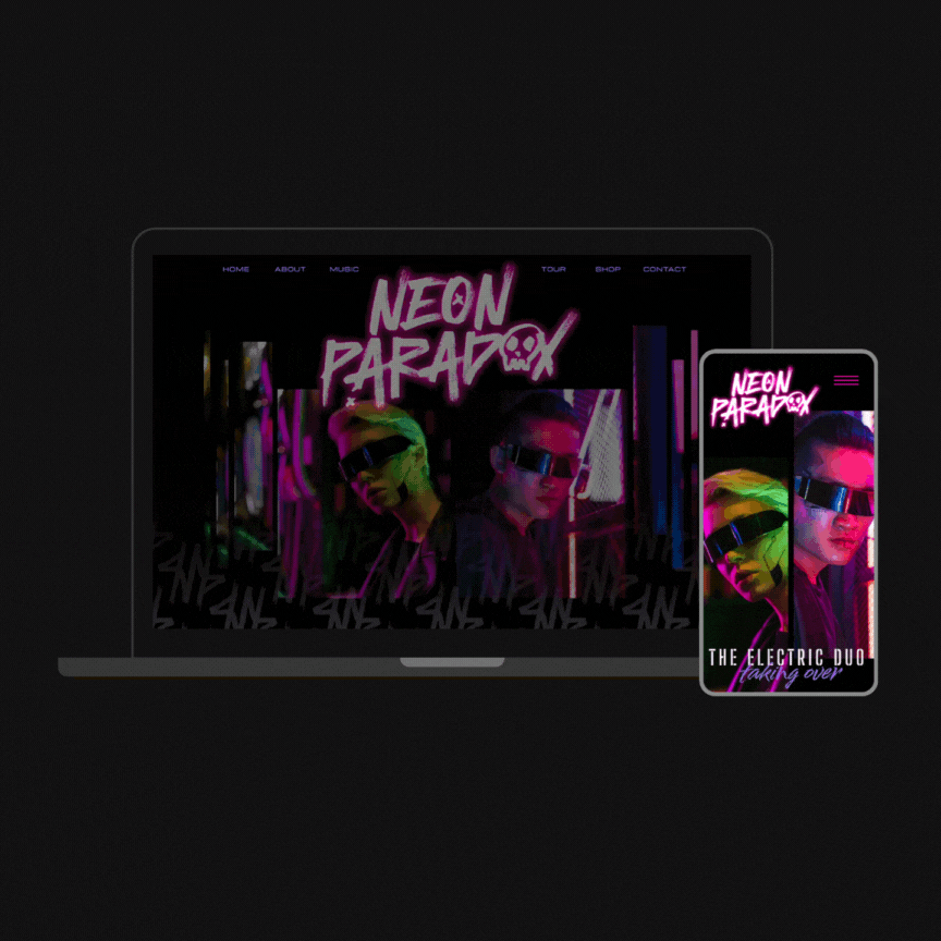 Neon Paradox Template