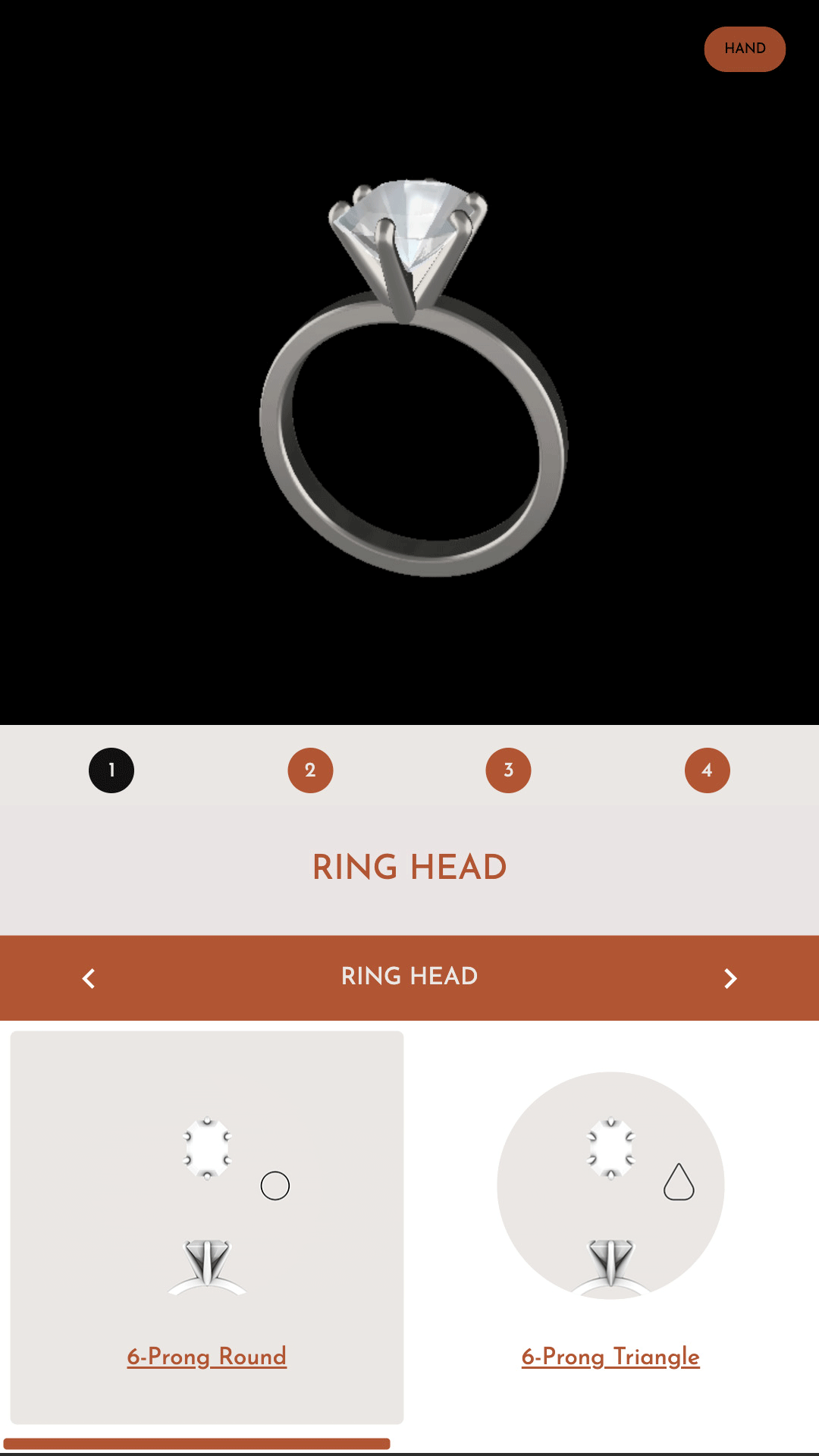 Ring Head Design Prong Halo Custom 3