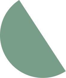 green semicircle shape