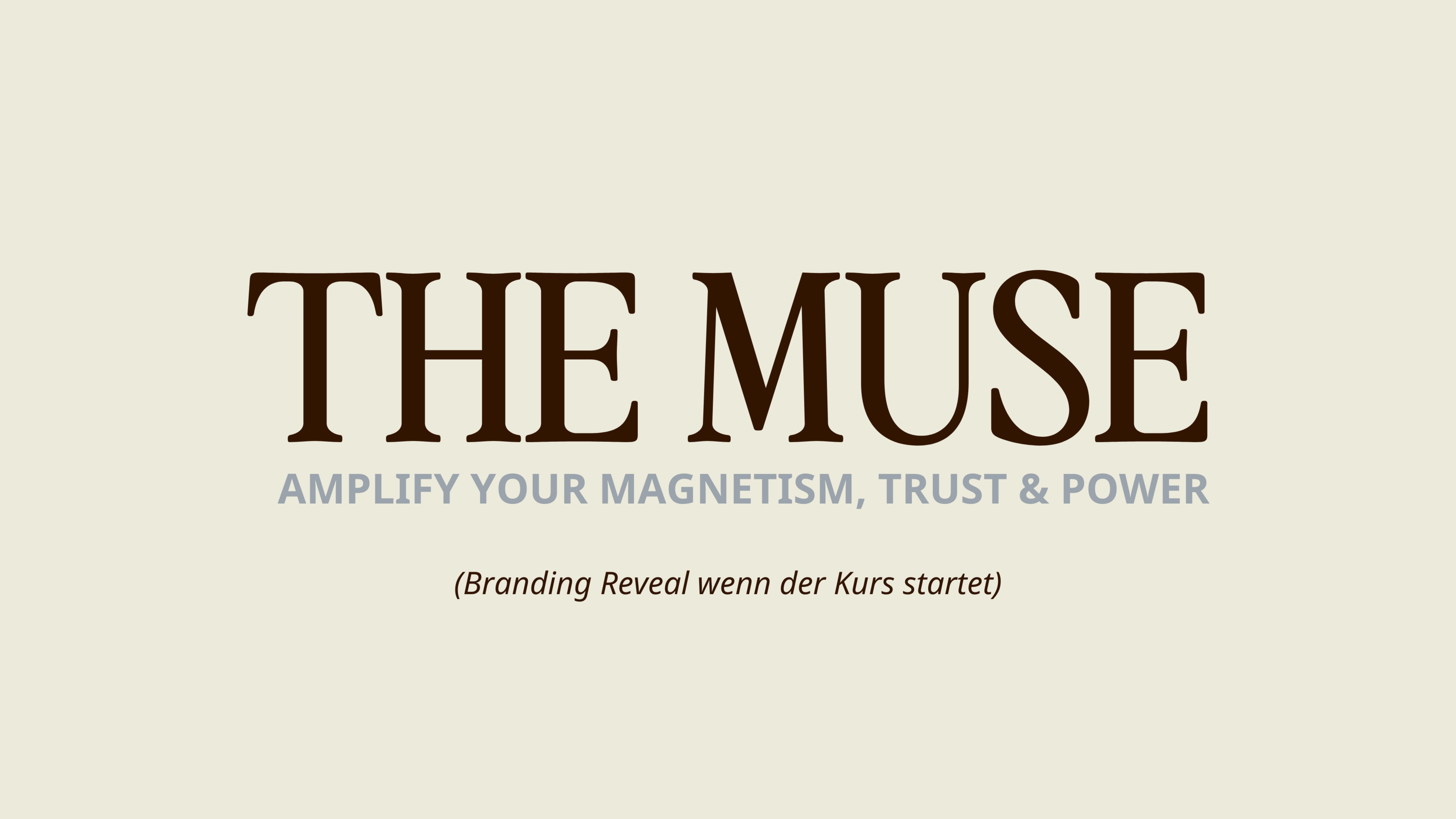 Cover Kurs The Muse