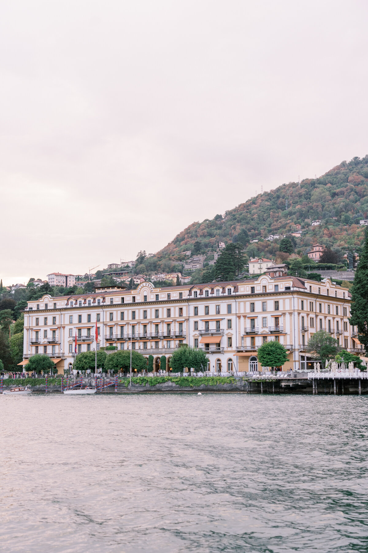 a view of villa d'este lake como