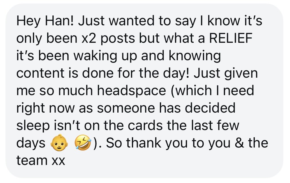 Social Han Client Testimonial