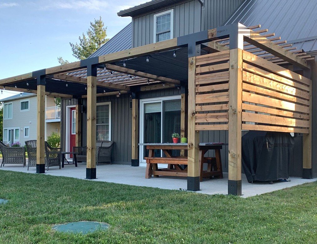 Oversized Cedar Pergola
