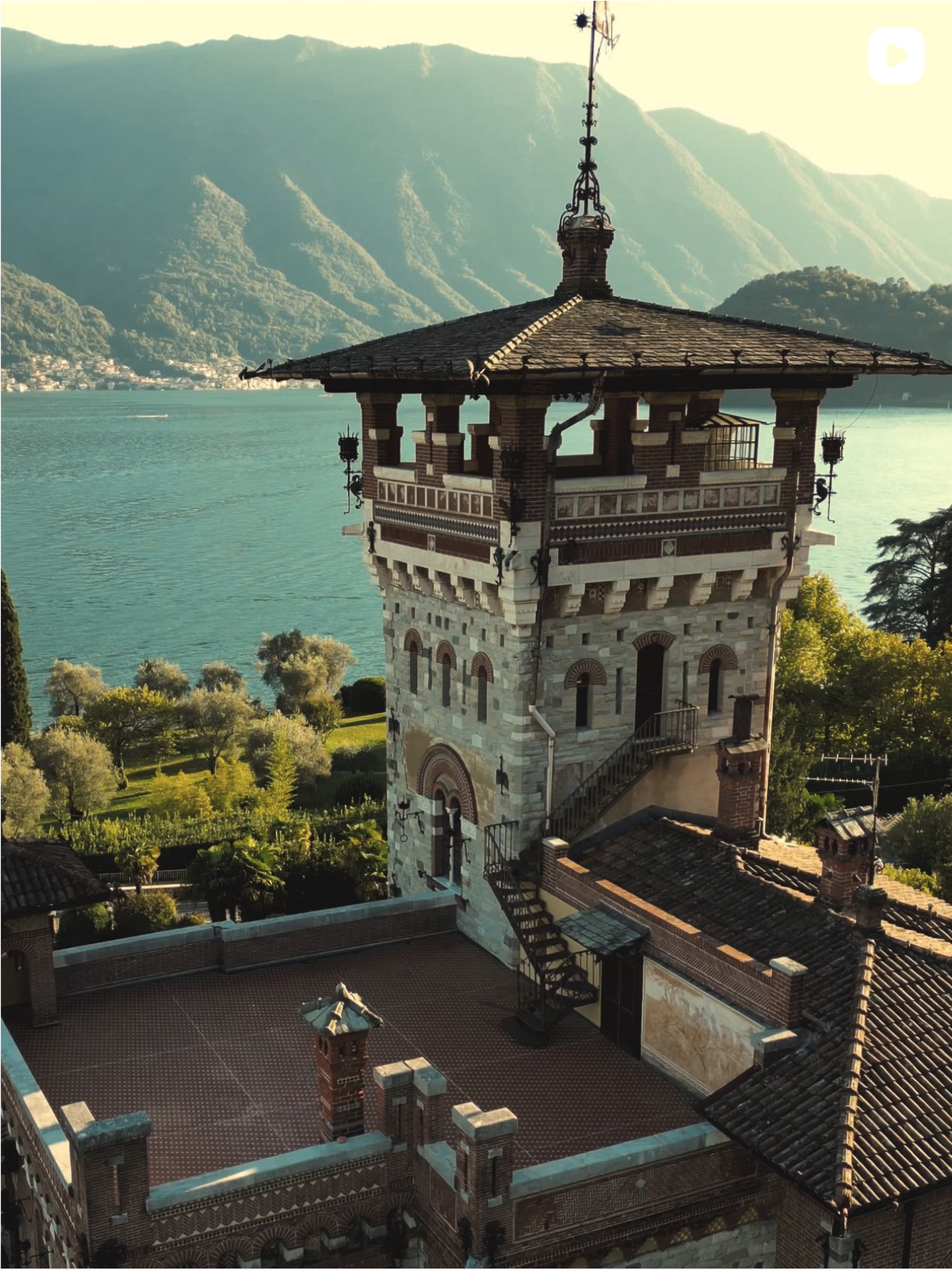 Instagram post Lake Como