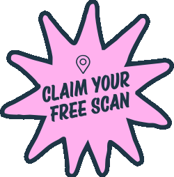 Claim your free scan graphic used to highlight the free Google Maps Scan offer.
