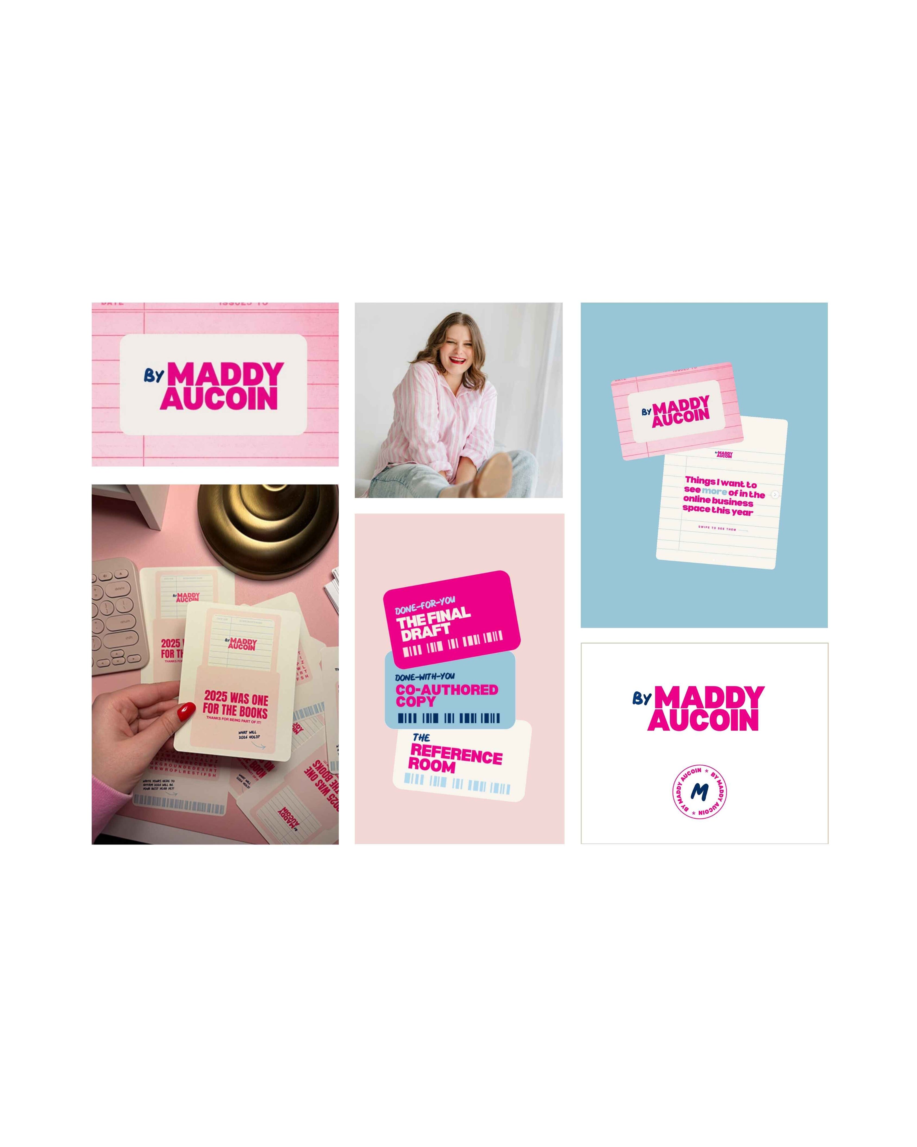 Brand Ed student DIY logo and branding made by copywriter Maddy Aucoin