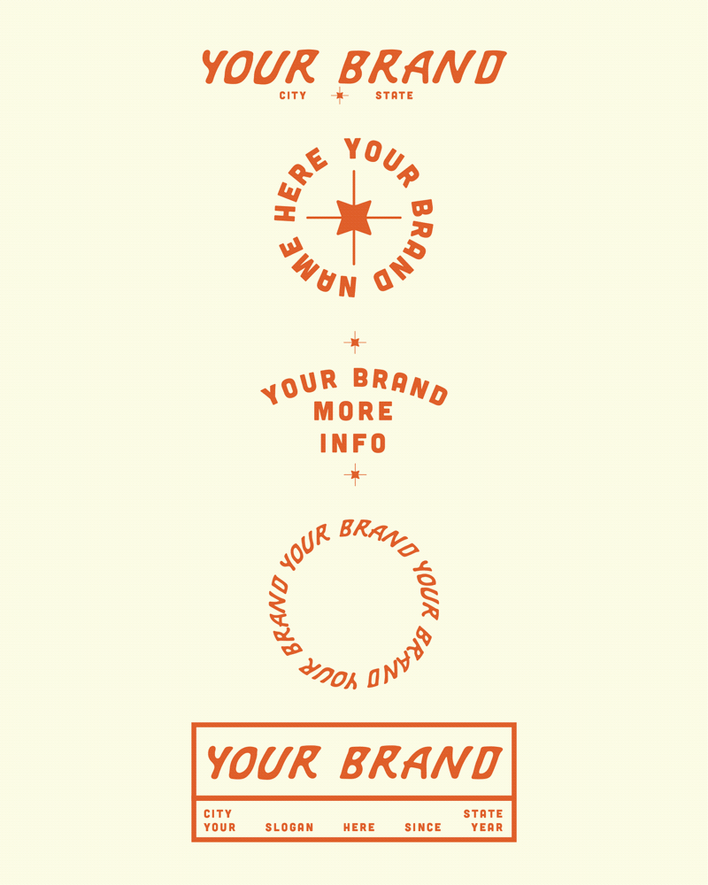 gif of different images of a femme lifestyle brand
