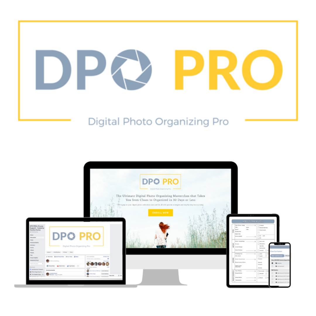 DPO PRO: The Ultimate Photo Organizing Masterclass