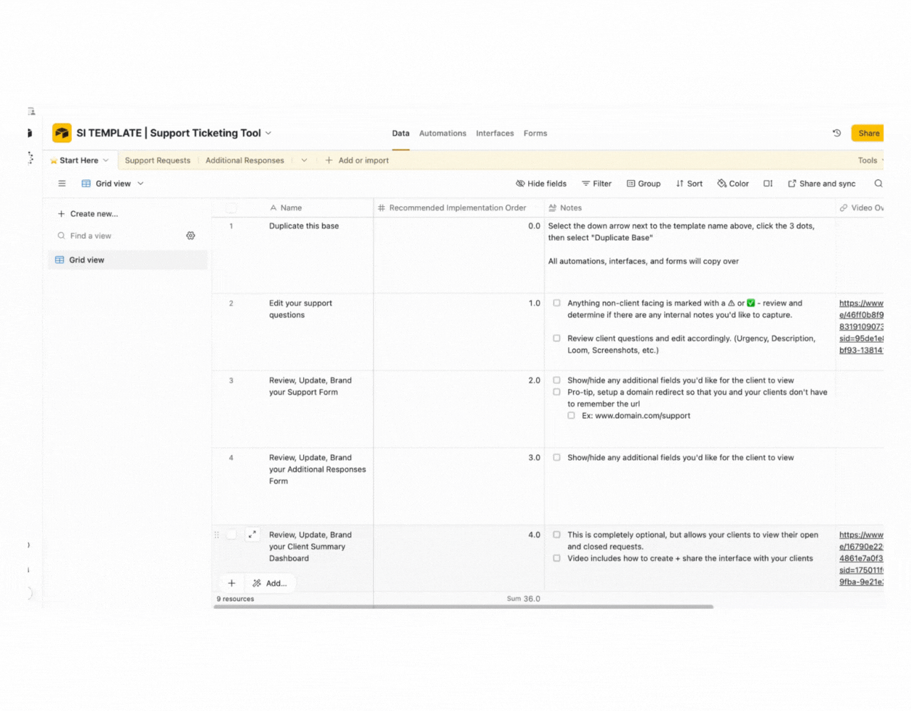 Easy To Use Airtable Templates for Sale For Small Businesses