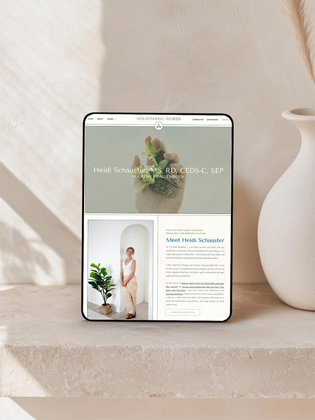 Custom Showit Web Design Image