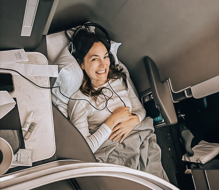 Family walking together in a beautiful destination