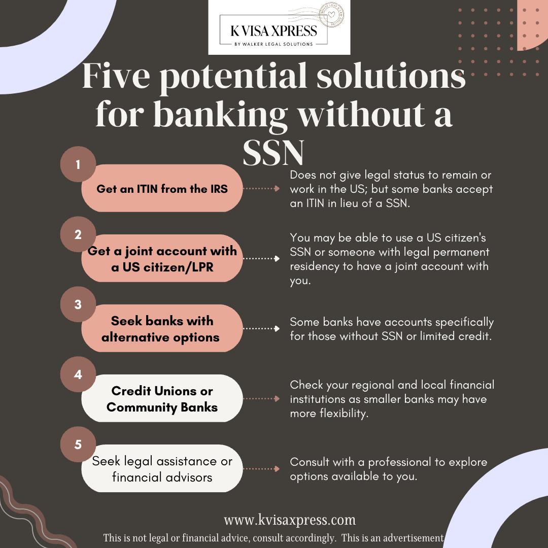 Learn how immigrants without a valid Social Security Number (SSN) can open a bank account. Follow the step-by-step process including alternative identification, documentation, bank's verification, and successful account opening. Find out how immigrants can access banking services despite lacking an SSN.