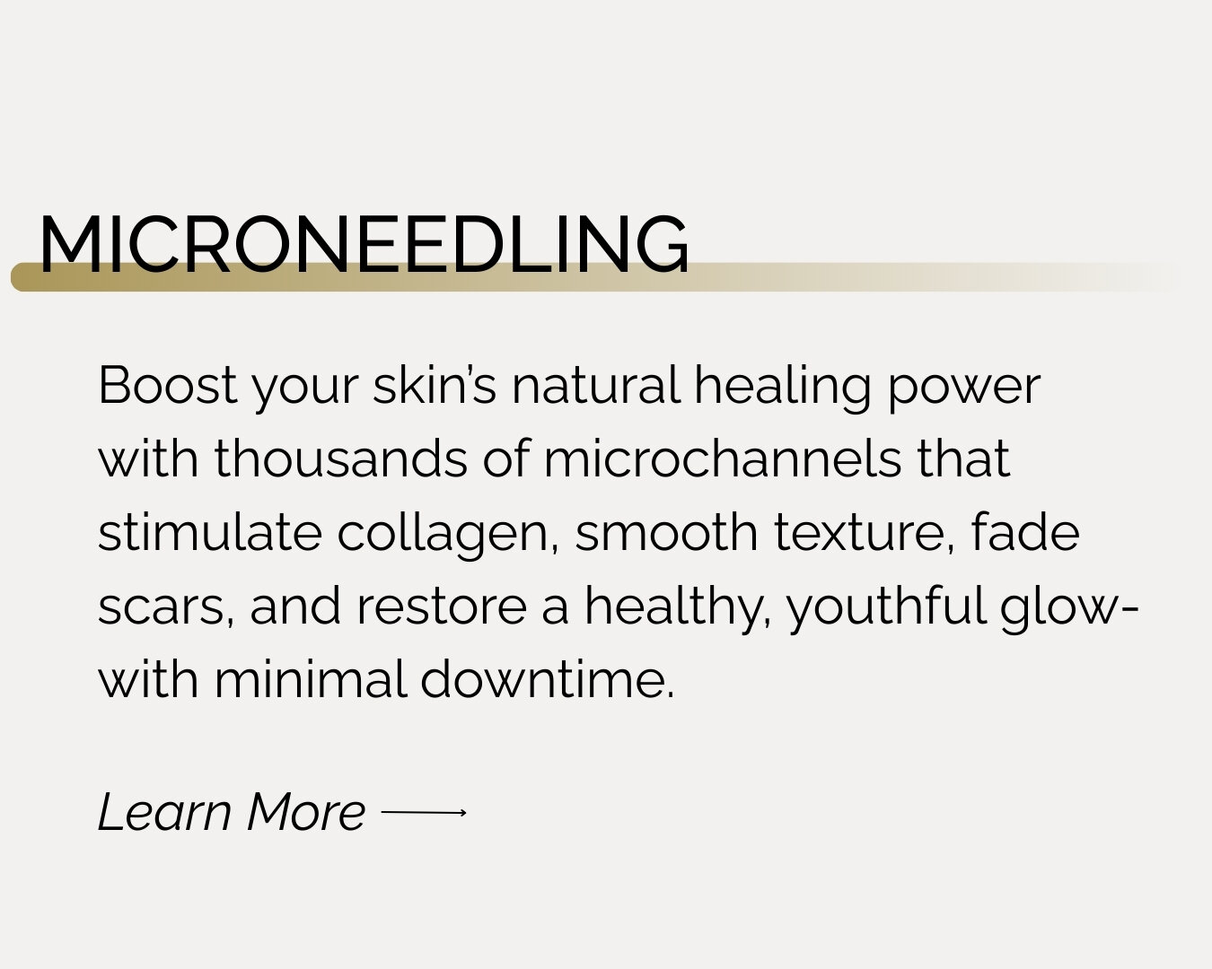 Microneedling close-up