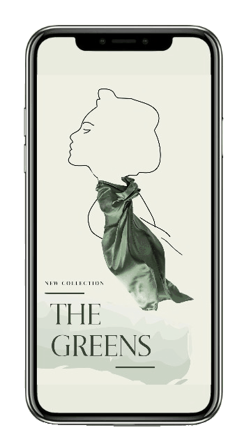 Mobile screen showcasing a lush green background and bold title lettering.