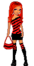 redheaded myspace blingee doll