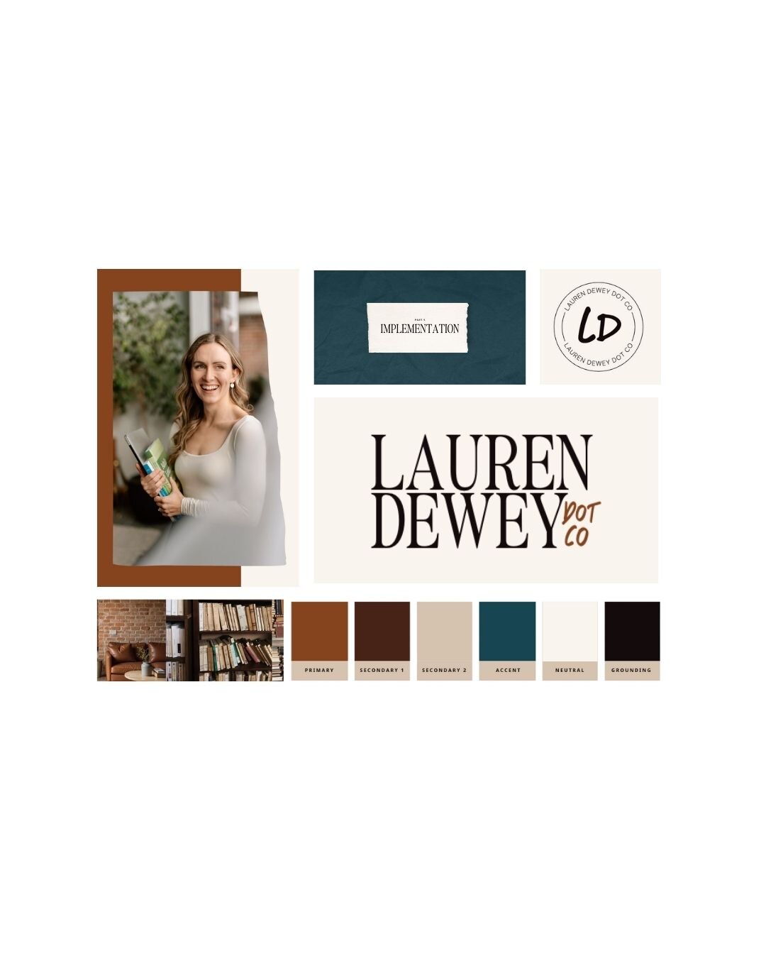 Brand Ed student DIY logo and branding for a learning specialist