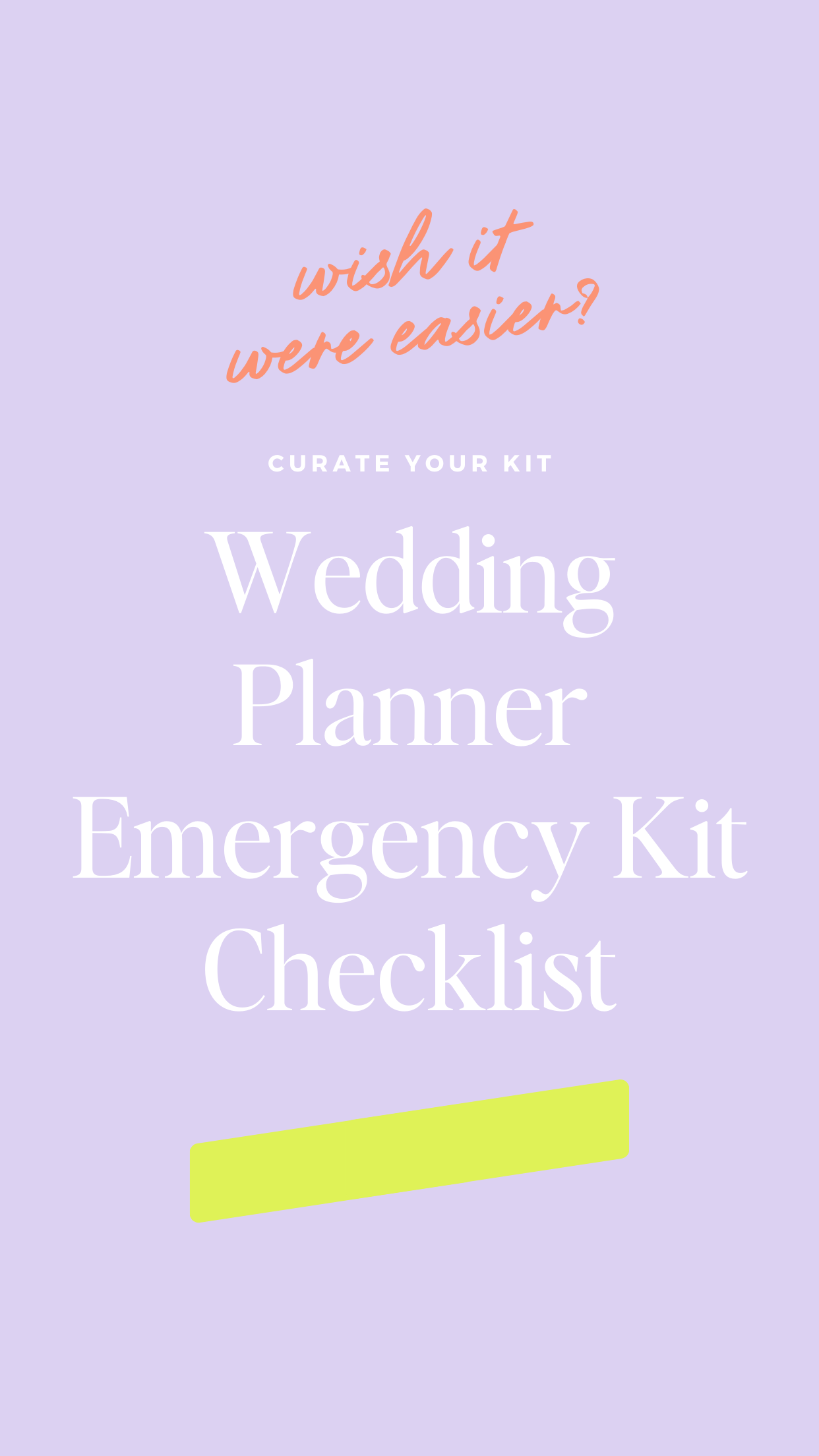 Every wedding planner needs to be prepared for the unexpected! Discover the ultimate Wedding Planner Emergency Kit Checklist to ensure your big day runs smoothly without any hiccups. From safety pins to stain removers, this comprehensive guide covers all essentials that will keep you and your clients stress-free. Dive in and make sure you're ready for anything that comes your way on this special day! #weddingplanner #weddingplanning