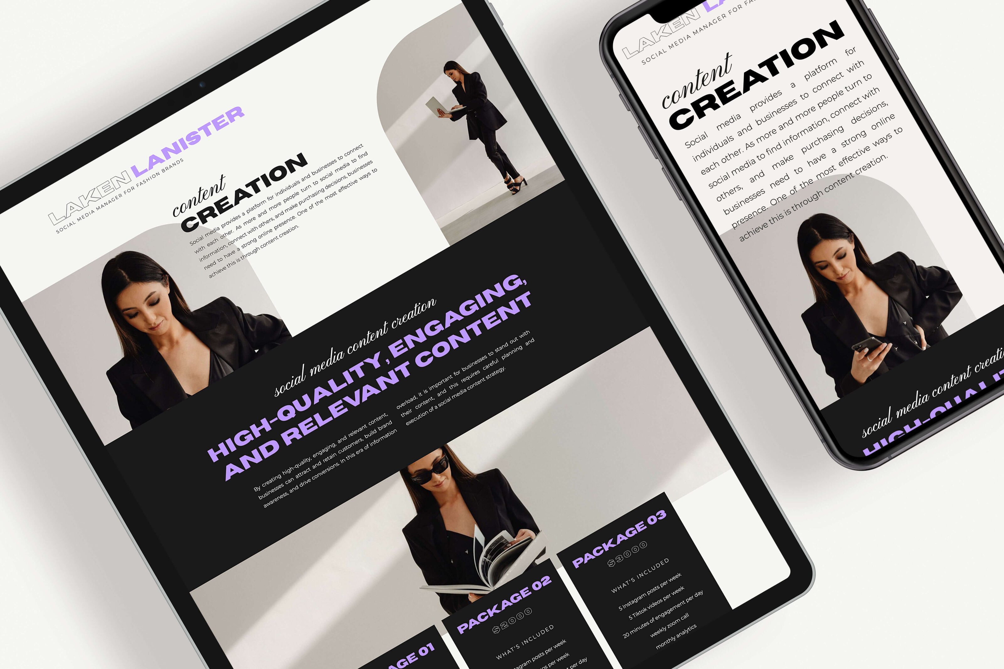 Laken Services | Showit Add-On Template