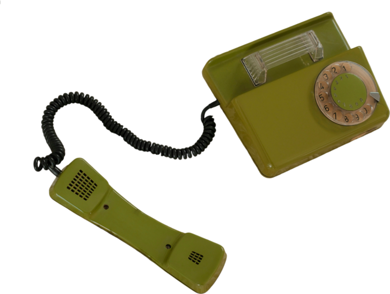 green telephone