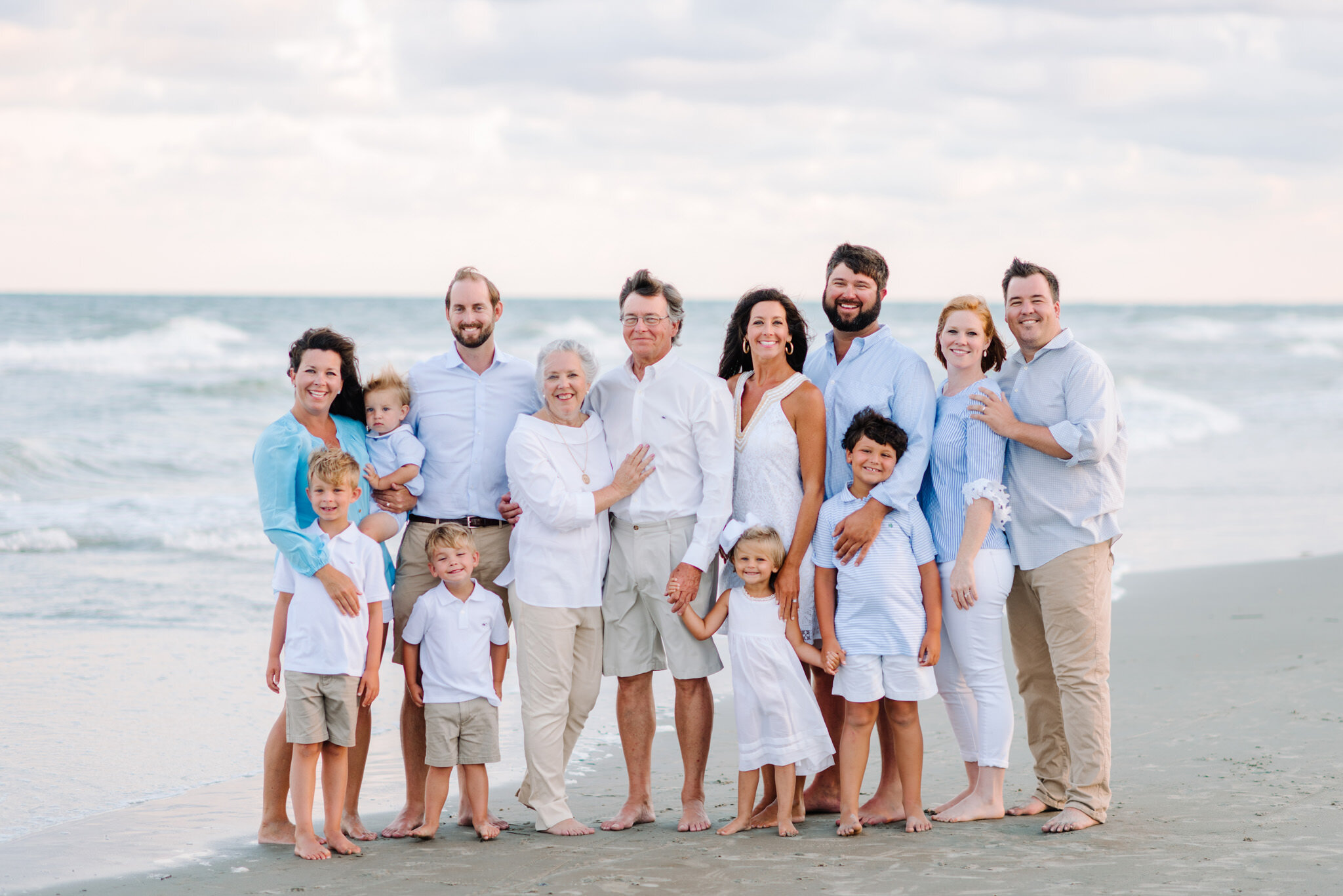 Myrtle Beach family photography session at sunset by top family photographer in Myrtle Beach