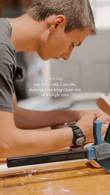 Lincoln Rocking Chair Gif